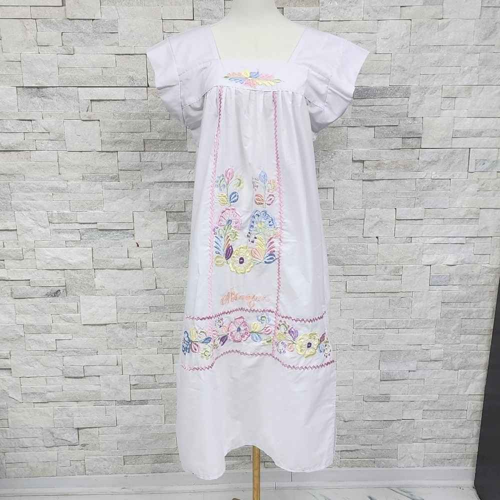 Pretty handmade super comfortable dress S/M/L - Picture 3 of 7